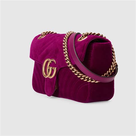 gucci marmont in velluto|Gucci shoulder bag marmont.